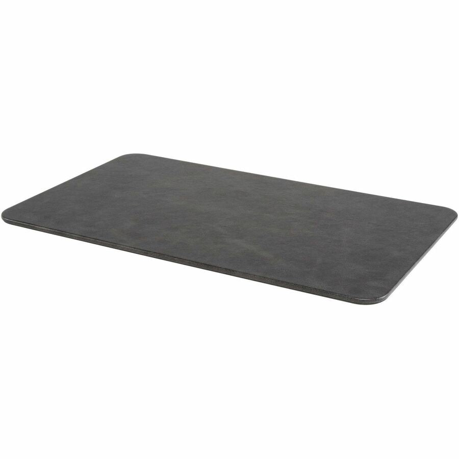 Allsop Leatherette Mousepad - 0.25" Height x 14.20" Width x 8.60" Depth - Black - Vegan Leather, Leatherette - 1 Each