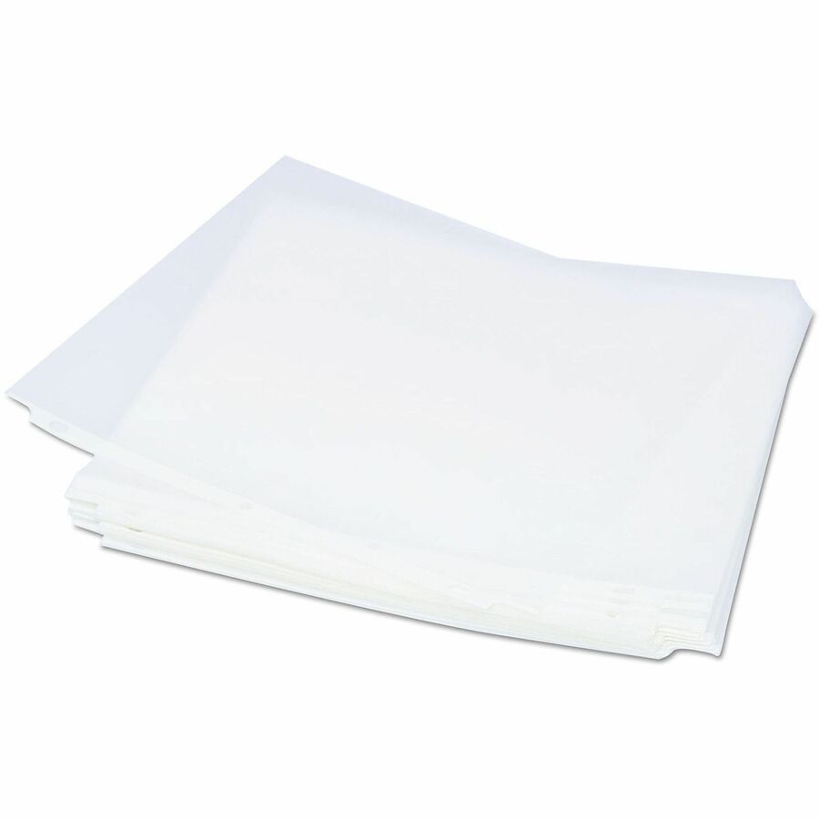 Universal Punched Ring Binder Sleeves - 2 x Sheet Capacity - For Letter 8 1/2" x 11" Sheet - 3 x Holes - Ring Binder - T