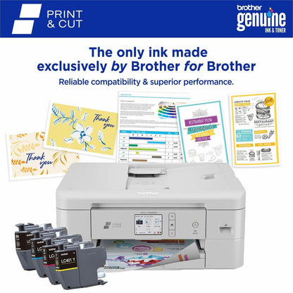 Brother MFC-J1800DW Wireless Inkjet Multifunction Printer - Color - Copier/Fax/Printer/Scanner - 6000 x 1200 dpi Print -