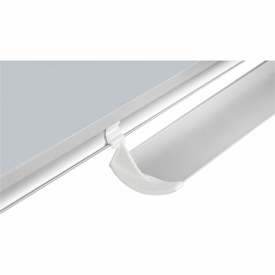 MasterVision 3-Month Calendar Board - 36" (3 ft) Width x 24" (2 ft) Height - White Lacquered Steel Surface - Aluminum Fr