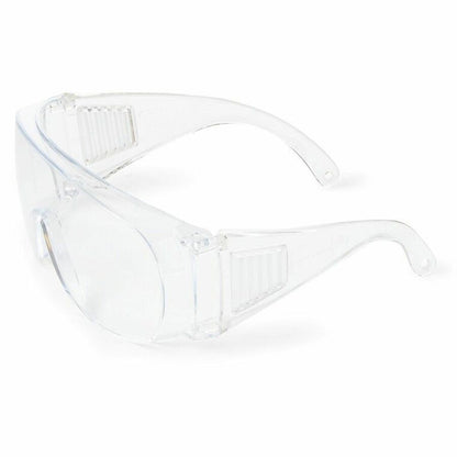 Medline Visitor Safety Glasses - Regular - Clear - Latex-free, Comfortable, Disposable - 144 / Carton