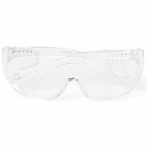 Medline Visitor Safety Glasses - Regular - Clear - Latex-free, Comfortable, Disposable - 144 / Carton