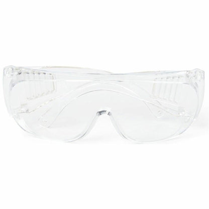 Medline Visitor Safety Glasses - Regular - Clear - Latex-free, Comfortable, Disposable - 1 Each