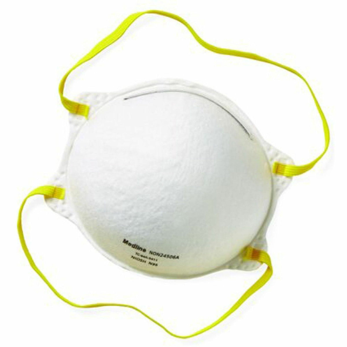 Medline Cone-Style N95 Surgical Respirator Masks - Recommended for: Surgical - Regular - Airborne Particle, Flying Parti