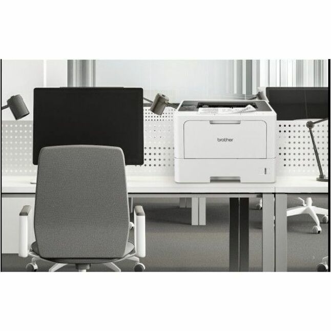 Brother HLL5210DN Desktop Wired Laser Printer - Monochrome - 48.0 ppm Mono - 1200 x 1200 dpi Print - Automatic Duplex Pr