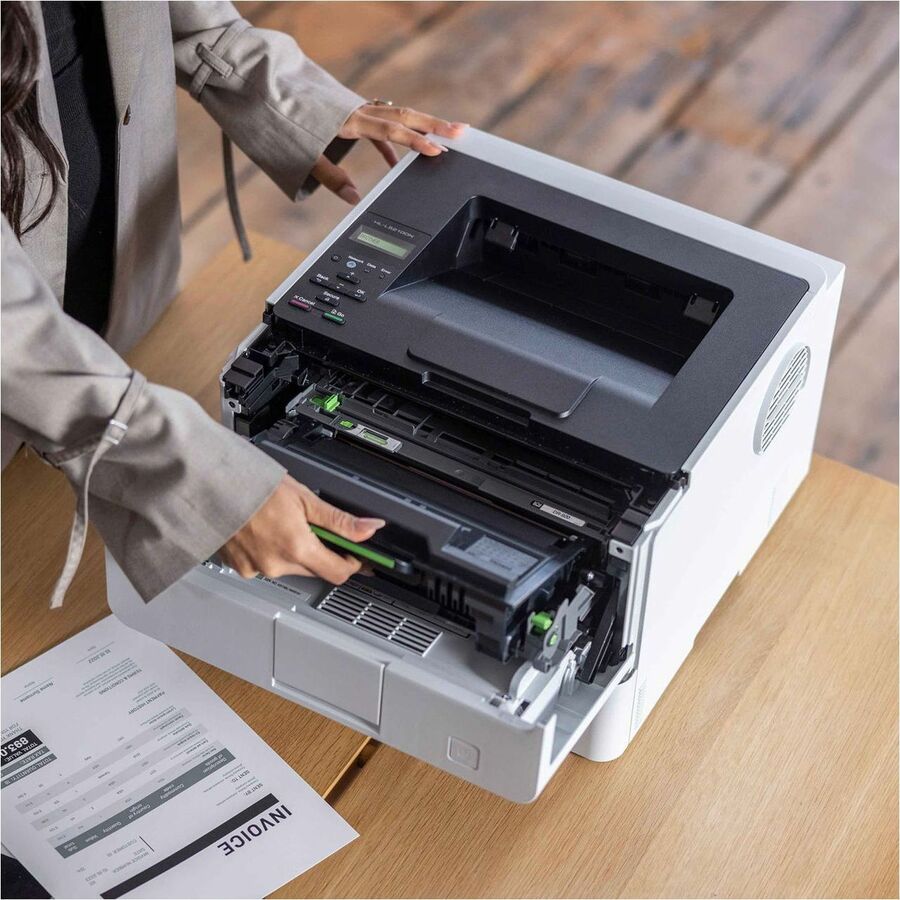 Brother HLL5210DN Desktop Wired Laser Printer - Monochrome - 48.0 ppm Mono - 1200 x 1200 dpi Print - Automatic Duplex Pr