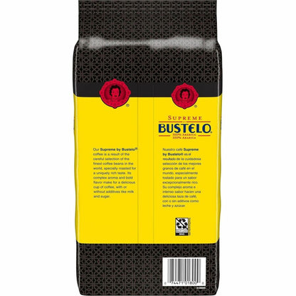 Supreme by Bustelo Whole Bean Espresso WB Coffee - Medium/Dark - Whole Bean - Bustelo, Espresso - 1 Each