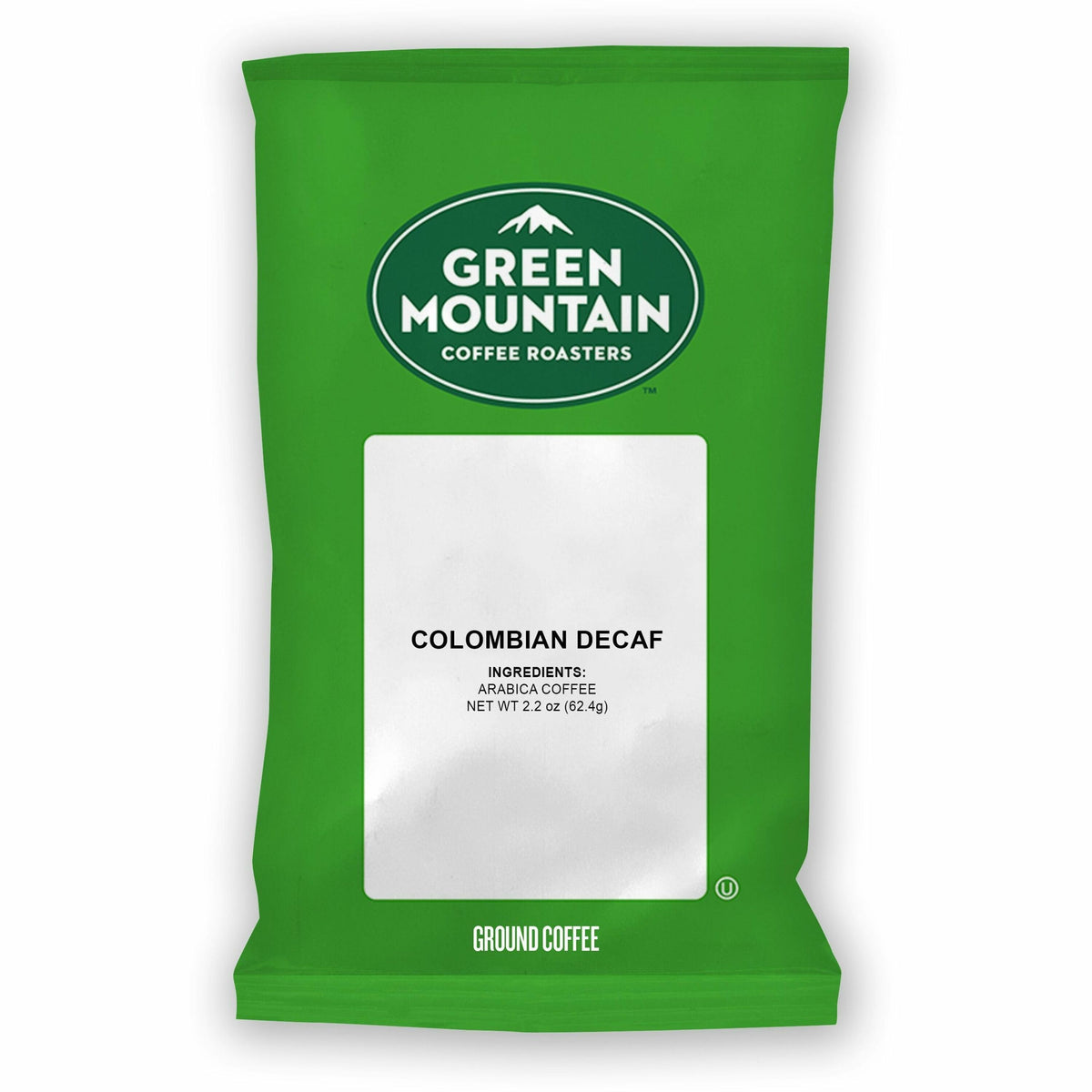 Green Mountain Coffee Fraction Pack Colombian Decaf Coffee - Compatible with Keurig Brewer - Medium - Fraction Pack - Co