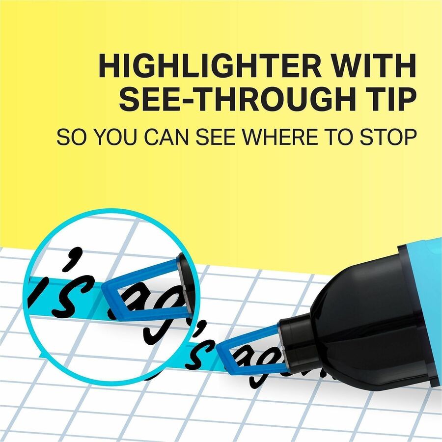 Sharpie Clear View Highlighter - Assorted Ink - 3 / Pack
