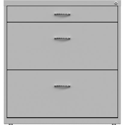 NuSparc Pencil Drawer Lateral File - 30" Width x 17.6" Depth x 31.7" Height - 2 x Drawer(s) for File, Pencil - Letter - 
