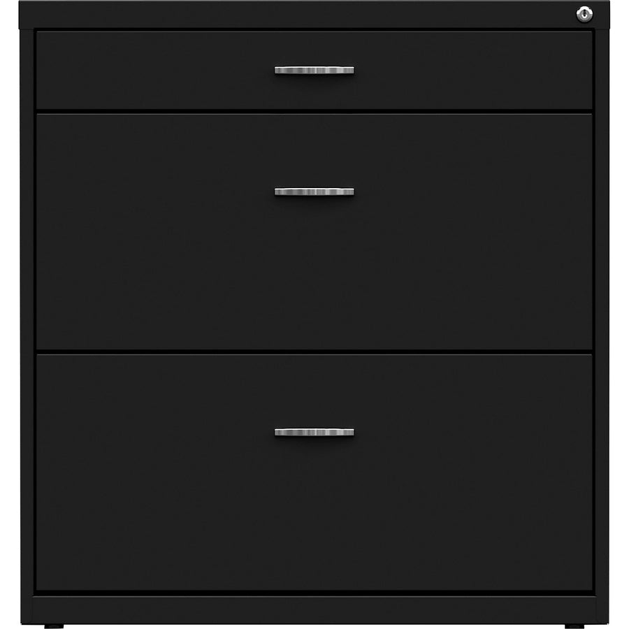 NuSparc Pencil Drawer Lateral File - 30" Width x 17.6" Depth x 31.7" Height - 2 x Drawer(s) for File, Pencil - Letter - 