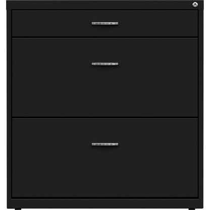 NuSparc Pencil Drawer Lateral File - 30" Width x 17.6" Depth x 31.7" Height - 2 x Drawer(s) for File, Pencil - Letter - 