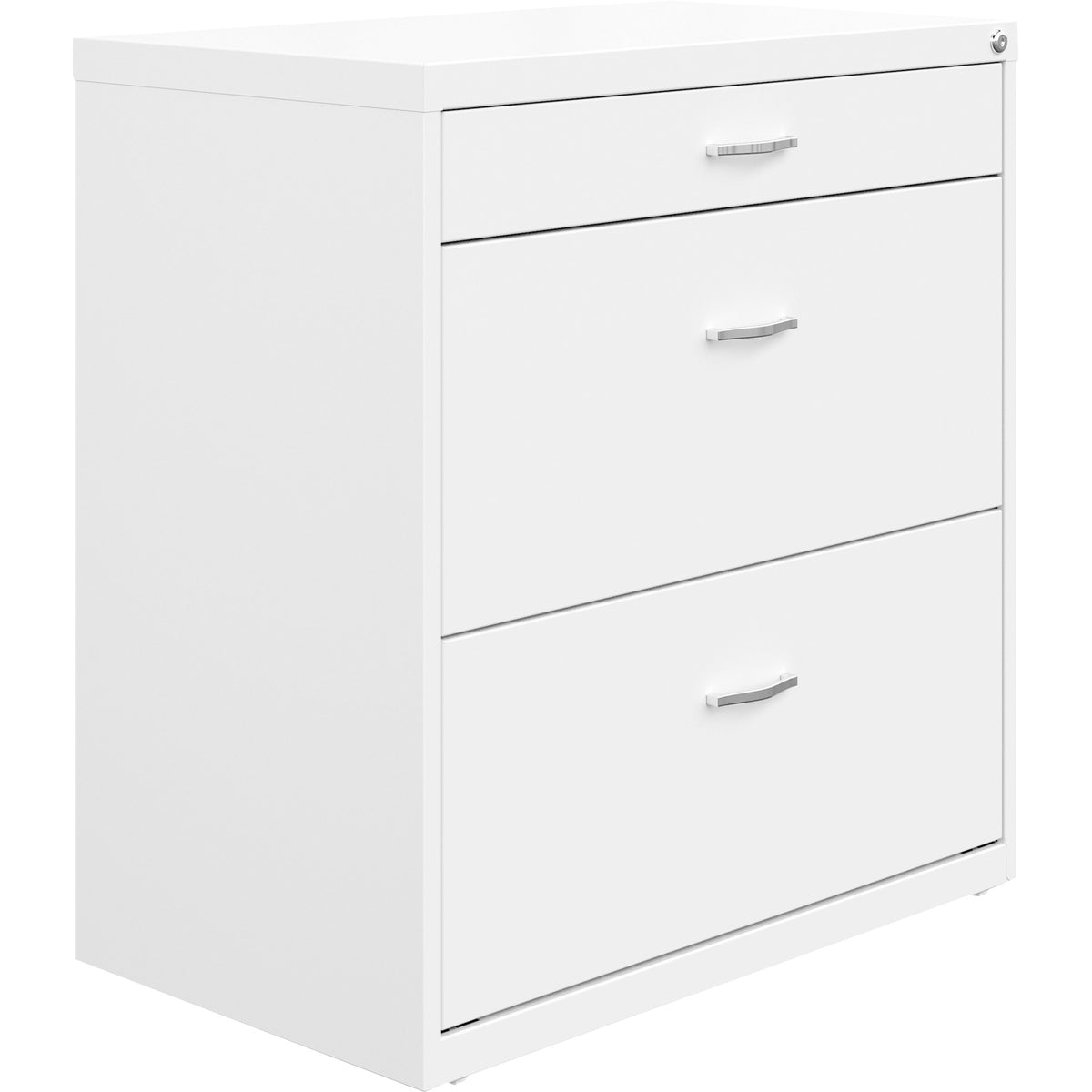 NuSparc Pencil Drawer Lateral File - 30" Width x 17.6" Depth x 31.7" Height - 2 x Drawer(s) for File, Pencil - Letter - 