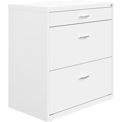 NuSparc Pencil Drawer Lateral File - 30" Width x 17.6" Depth x 31.7" Height - 2 x Drawer(s) for File, Pencil - Letter - 