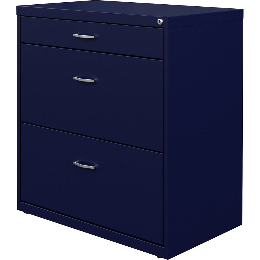 NuSparc Pencil Drawer Lateral File - 30" Width x 17.6" Depth x 31.7" Height - 2 x Drawer(s) for File, Pencil - Letter - 
