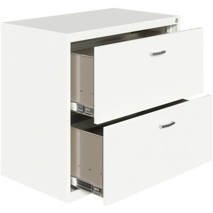 NuSparc 2-Drawer Lateral File - 30" Width x 17.6" Depth x 27.7" Height - 2 x Drawer(s) for File - Letter - Lateral