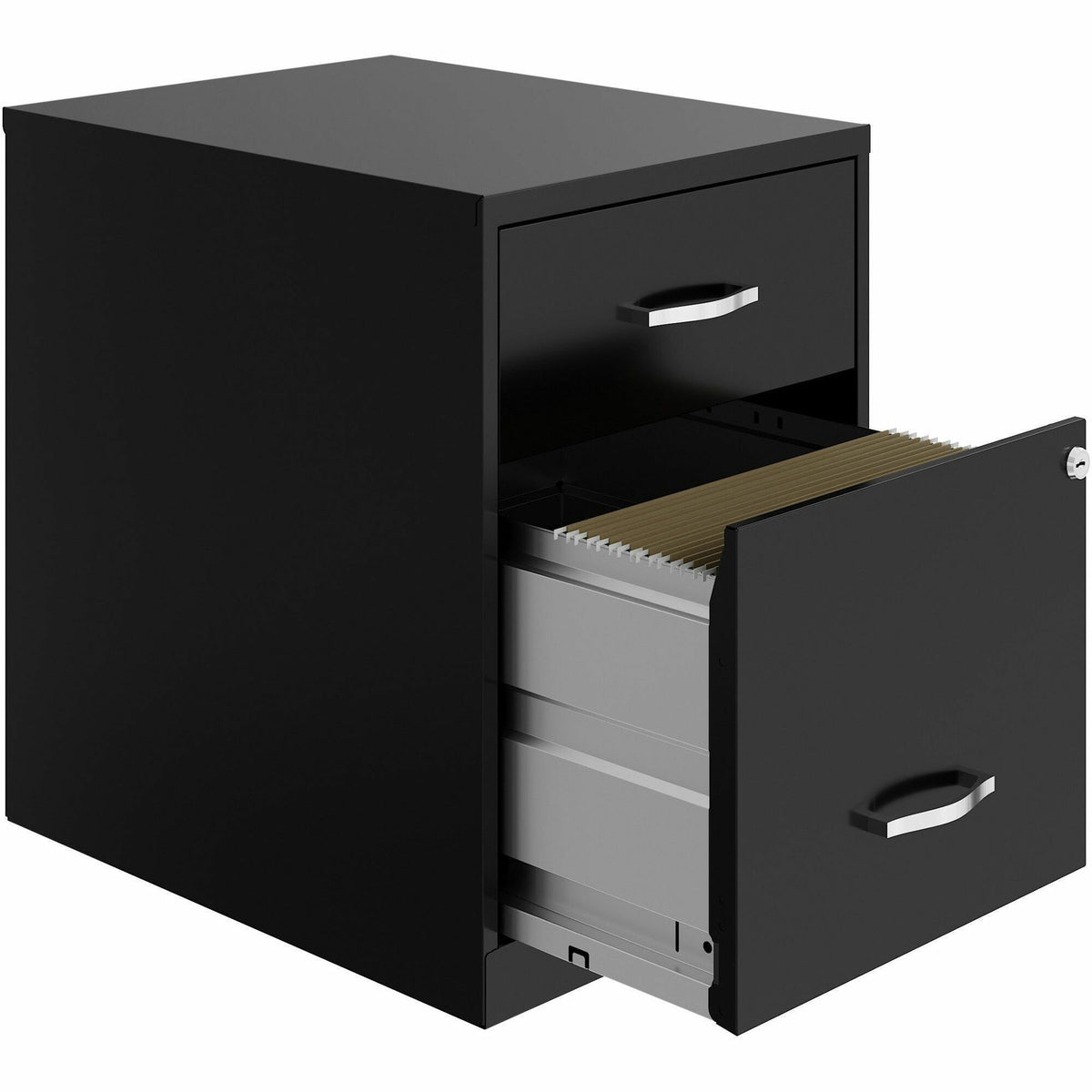 NuSparc File Cabinet - 14.2" Width x 18" Depth x 19" Height - 2 x Drawer(s) for Box, File - Letter - Vertical - 1 Each