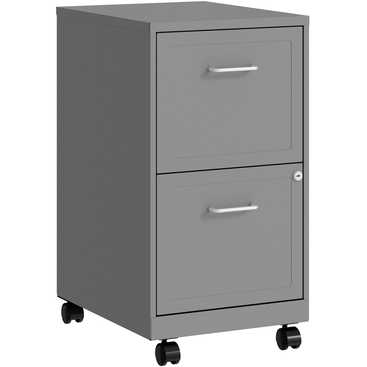 NuSparc Mobile File Cabinet - 14.2" Width x 18" Depth x 26.5" Height for File - Letter - 1 Each