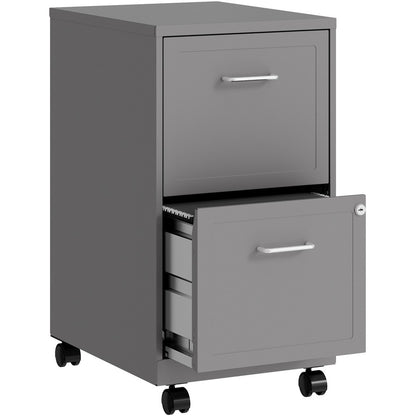 NuSparc Mobile File Cabinet - 14.2" Width x 18" Depth x 26.5" Height for File - Letter - 1 Each