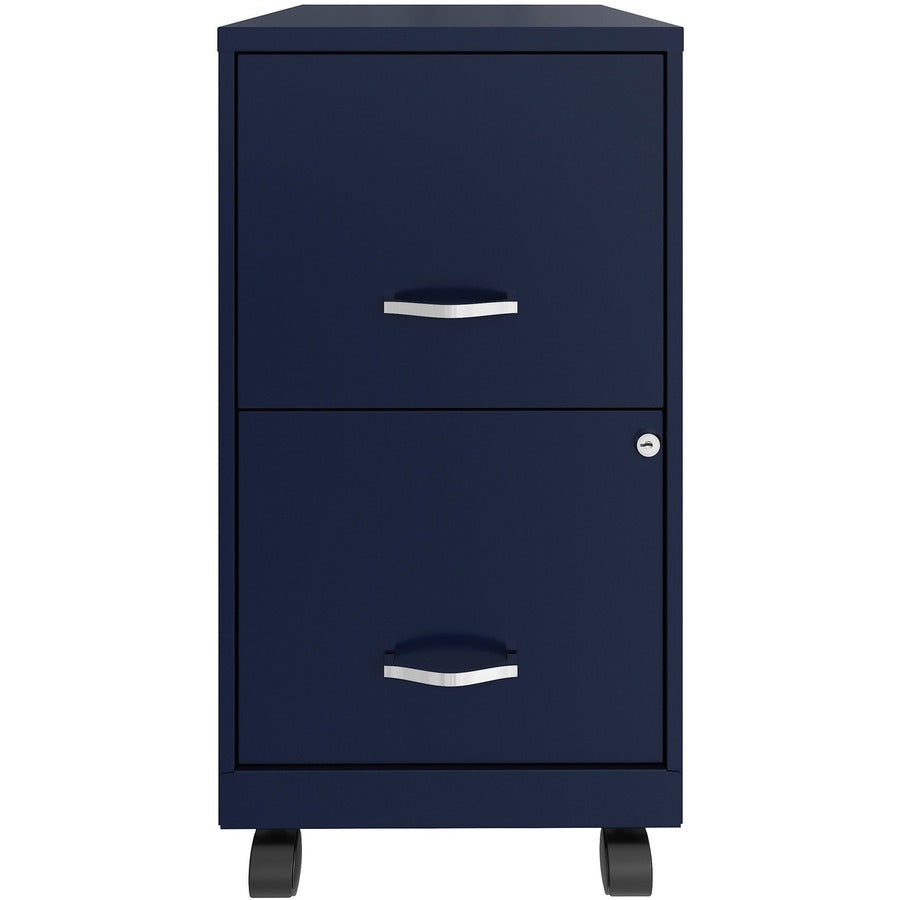 NuSparc Mobile File Cabinet - 14.2" Width x 18" Depth x 26.5" Height for File - Letter - 1 Each