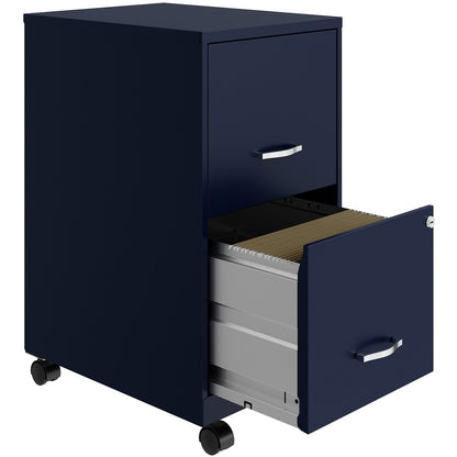 NuSparc Mobile File Cabinet - 14.2" Width x 18" Depth x 26.5" Height for File - Letter - 1 Each