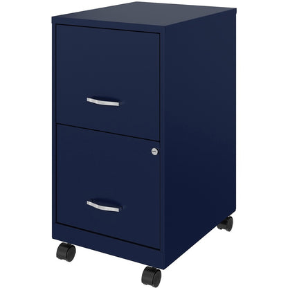 NuSparc Mobile File Cabinet - 14.2" Width x 18" Depth x 26.5" Height for File - Letter - 1 Each