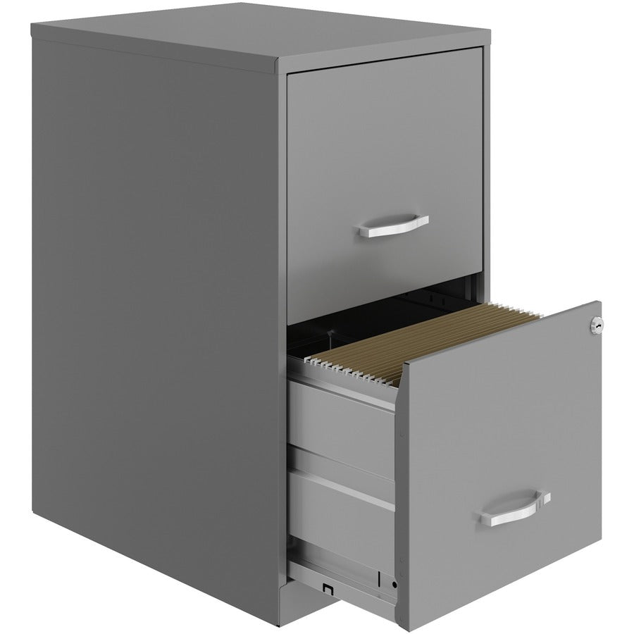 NuSparc File Cabinet - 14.2" Width x 18" Depth x 24.5" Height - 2 x Drawer(s) for File - Letter - Vertical - 1 Each