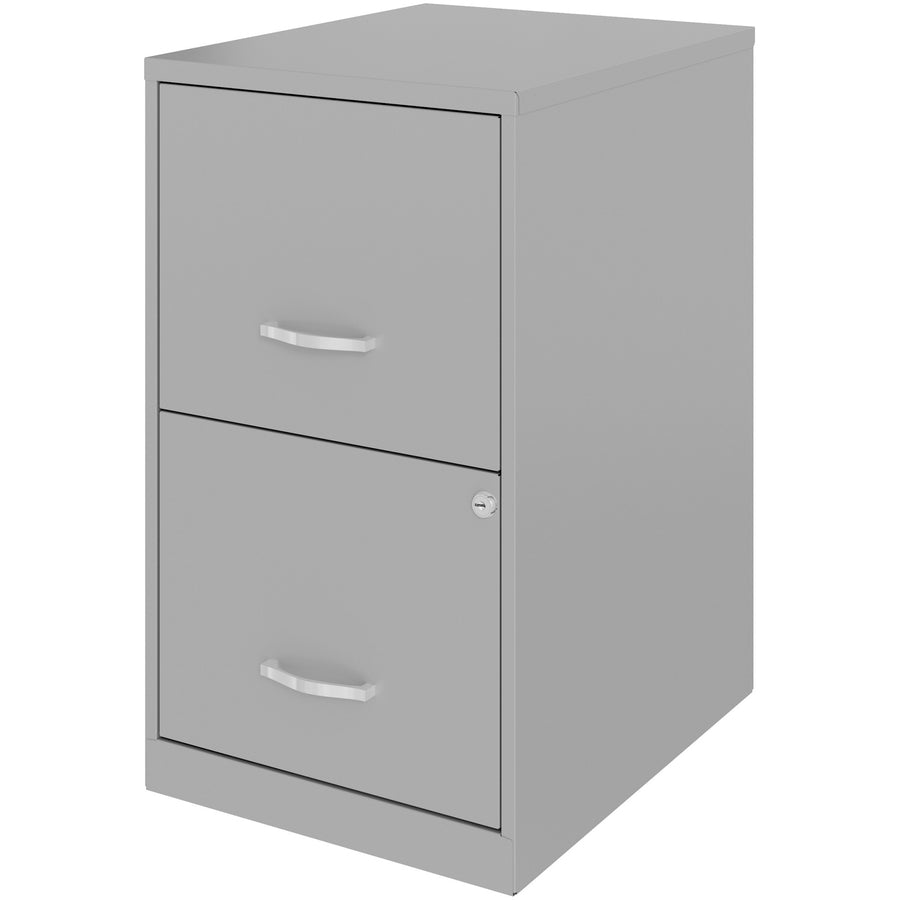 NuSparc File Cabinet - 14.2" Width x 18" Depth x 24.5" Height - 2 x Drawer(s) for File - Letter - Vertical - 1 Each
