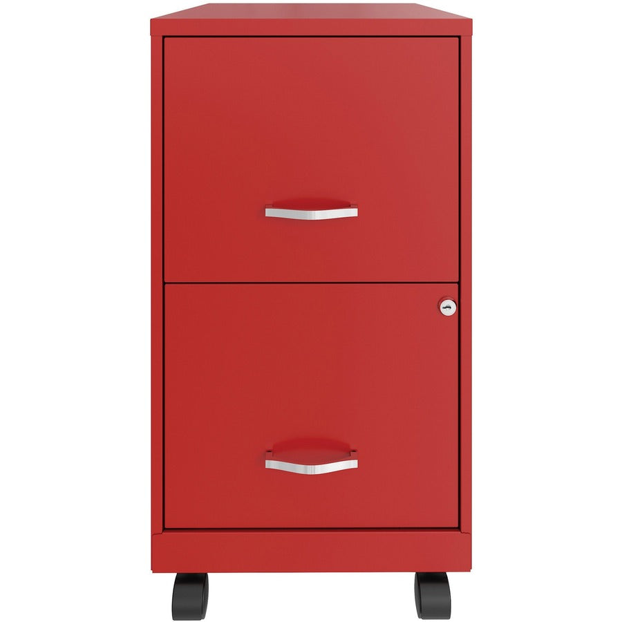NuSparc Mobile File Cabinet - 14.2" Width x 18" Depth x 26.5" Height for File - Letter - 1 Each