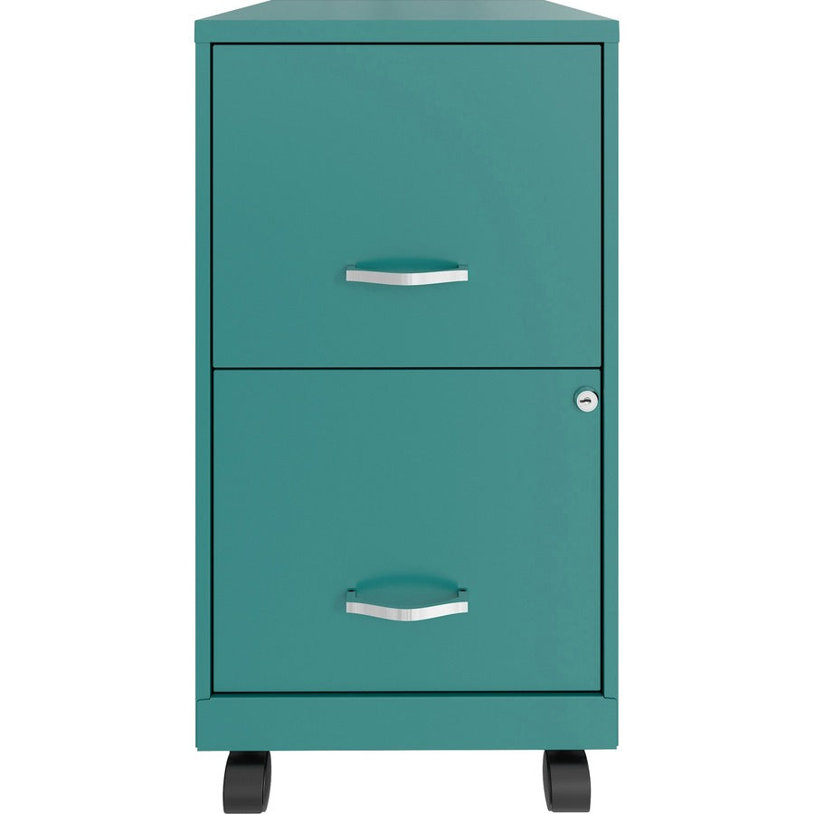 NuSparc Mobile File Cabinet - 14.2" Width x 18" Depth x 26.5" Height for File - Letter - 1 Each