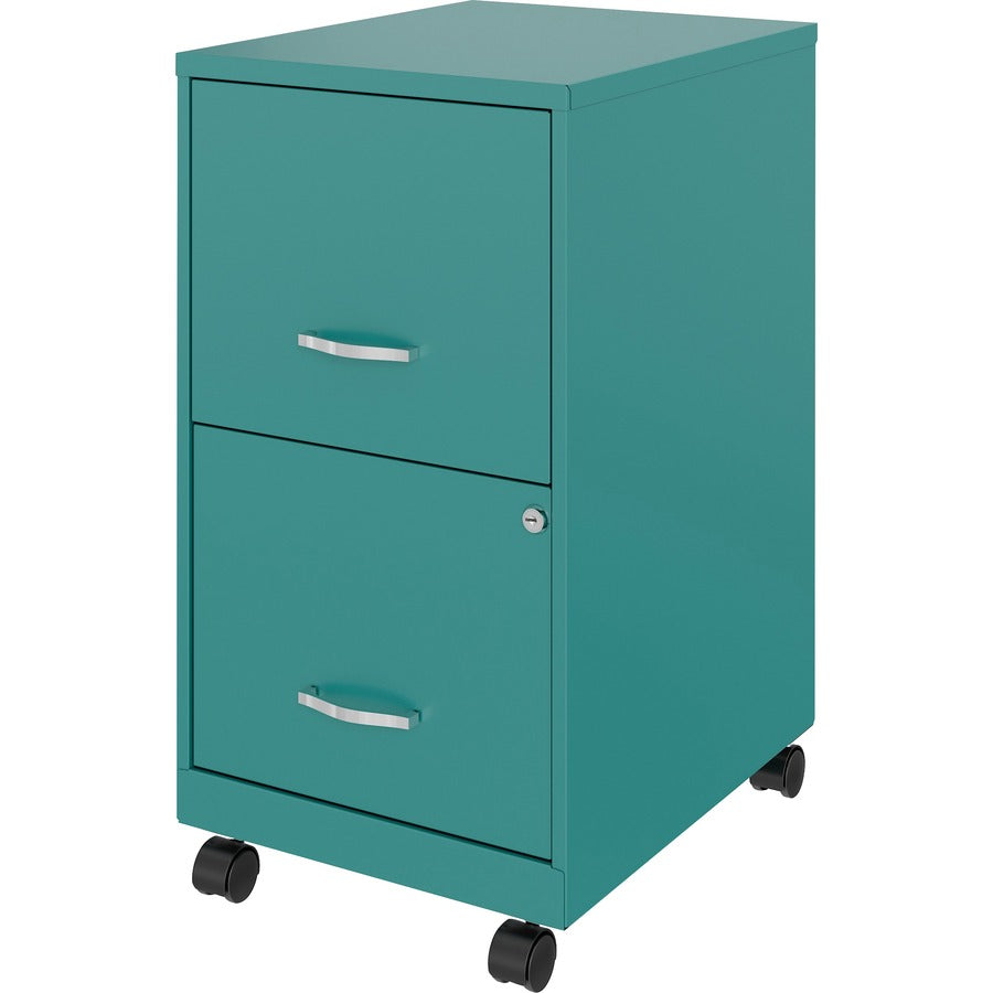 NuSparc Mobile File Cabinet - 14.2" Width x 18" Depth x 26.5" Height for File - Letter - 1 Each