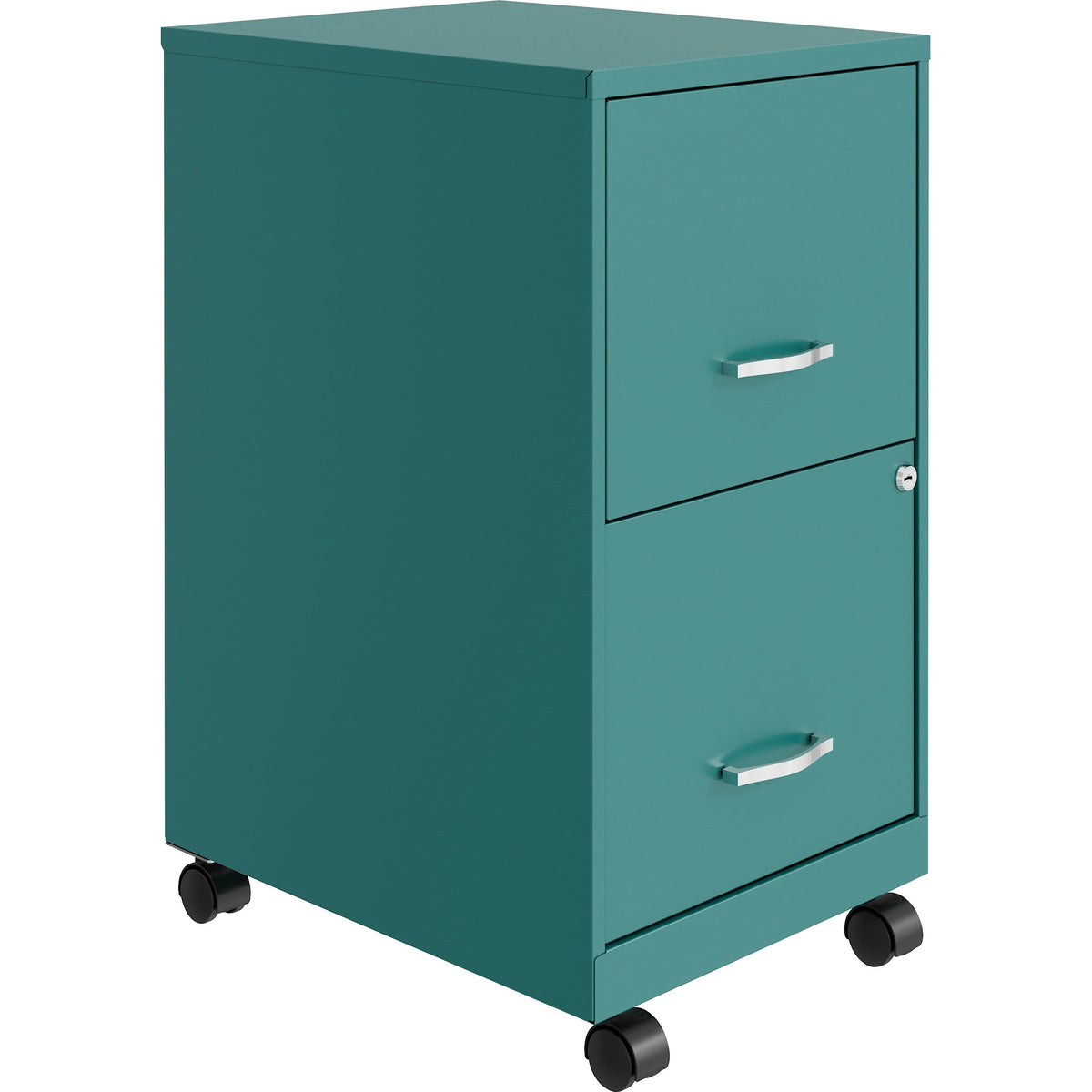 NuSparc Mobile File Cabinet - 14.2" Width x 18" Depth x 26.5" Height for File - Letter - 1 Each