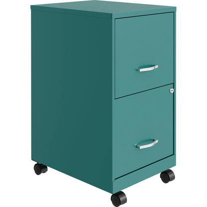 NuSparc Mobile File Cabinet - 14.2" Width x 18" Depth x 26.5" Height for File - Letter - 1 Each