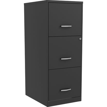 NuSparc Vertical File Cabinet - 14.2" Width x 18" Depth x 35.5" Height - 3 x Drawer(s) for File - Letter - Vertical - 1 