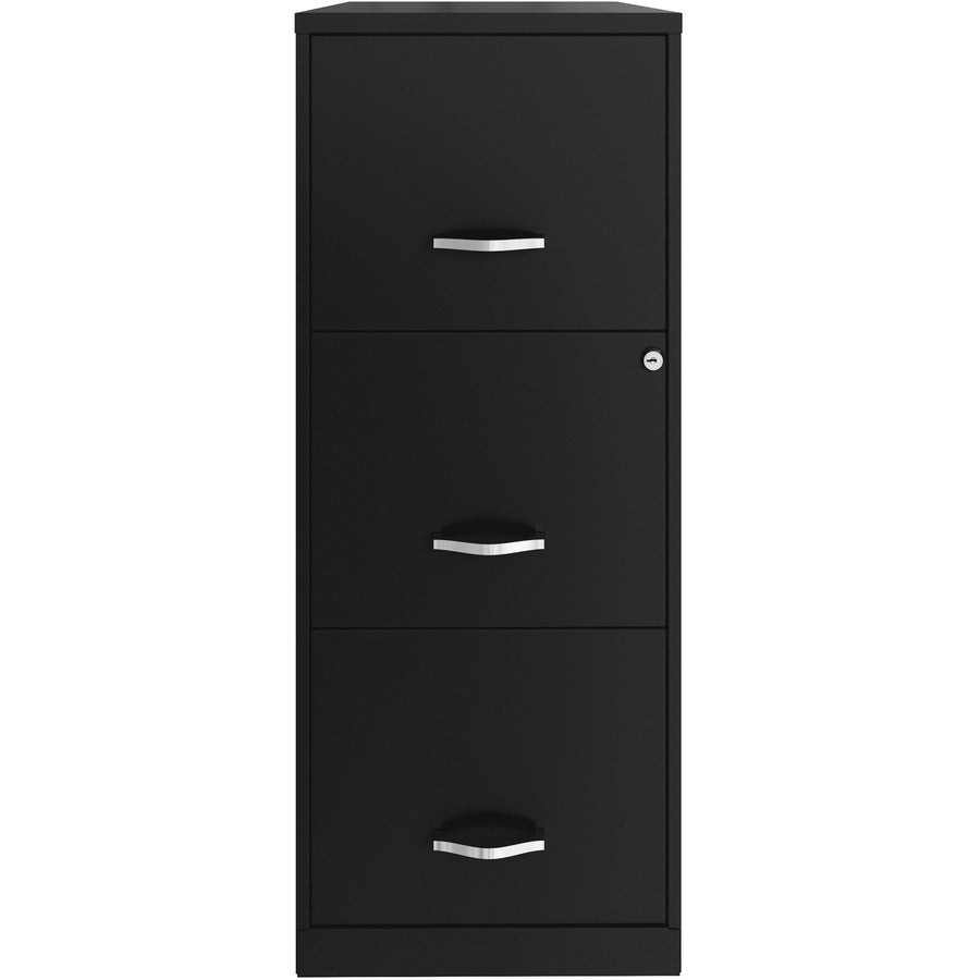 NuSparc Vertical File Cabinet - 14.2" Width x 18" Depth x 35.5" Height - 3 x Drawer(s) for File - Letter - Vertical - 1 