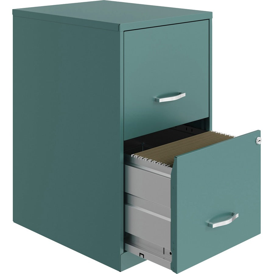 NuSparc File Cabinet - 14.2" Width x 18" Depth x 24.5" Height - 2 x Drawer(s) for File - Letter - Vertical - 1 Each