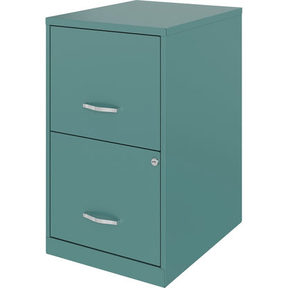 NuSparc File Cabinet - 14.2" Width x 18" Depth x 24.5" Height - 2 x Drawer(s) for File - Letter - Vertical - 1 Each