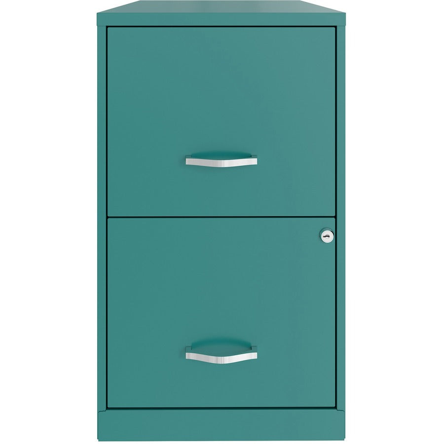 NuSparc File Cabinet - 14.2" Width x 18" Depth x 24.5" Height - 2 x Drawer(s) for File - Letter - Vertical - 1 Each