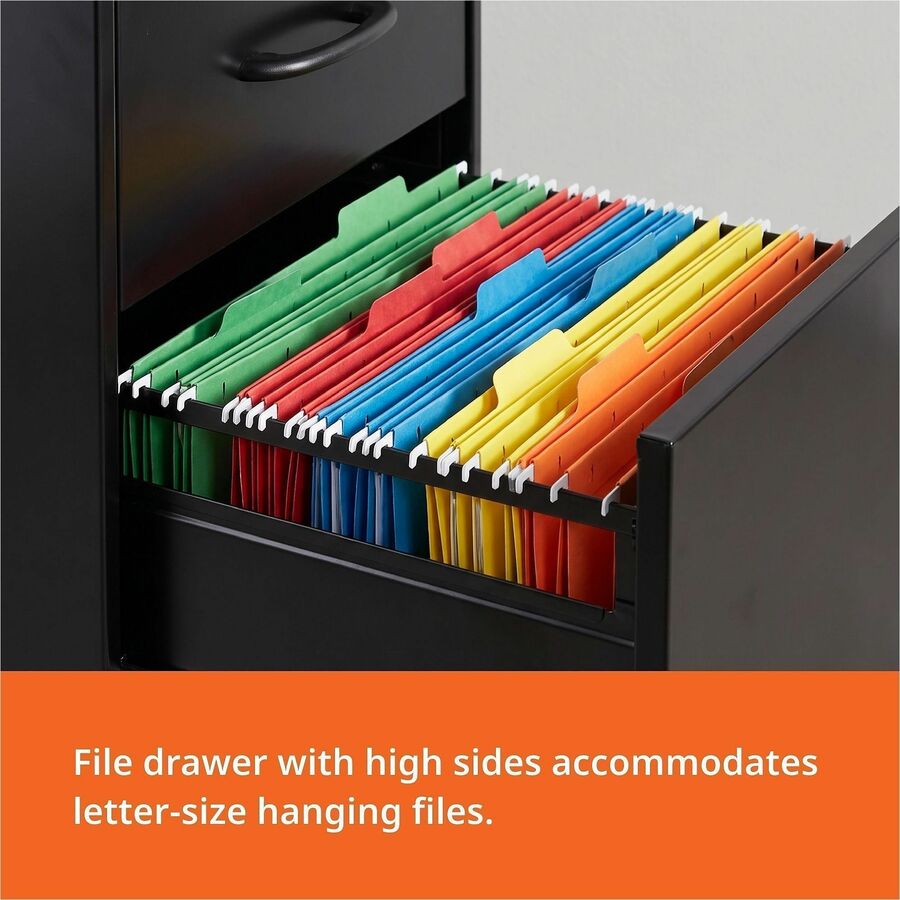 NuSparc File Organizer Cabinet - 14.2" Width x 18" Depth x 24.5" Height - 2 x Drawer(s) for File - Letter - 1 Each