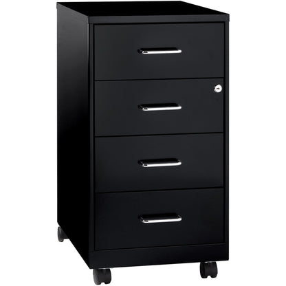 NuSparc Mobile Storage Cabinet - 14.2" Width x 18" Depth x 26.5" Height - 4 x Drawer(s) - Letter, Legal - 1 Each