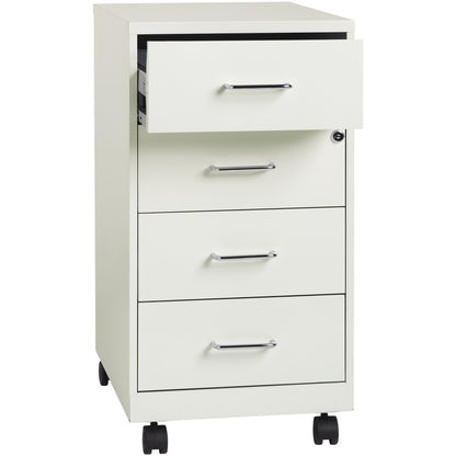 NuSparc Mobile Storage Cabinet - 14.2" Width x 18" Depth x 26.5" Height - 4 x Drawer(s) - Letter, Legal - 1 Each