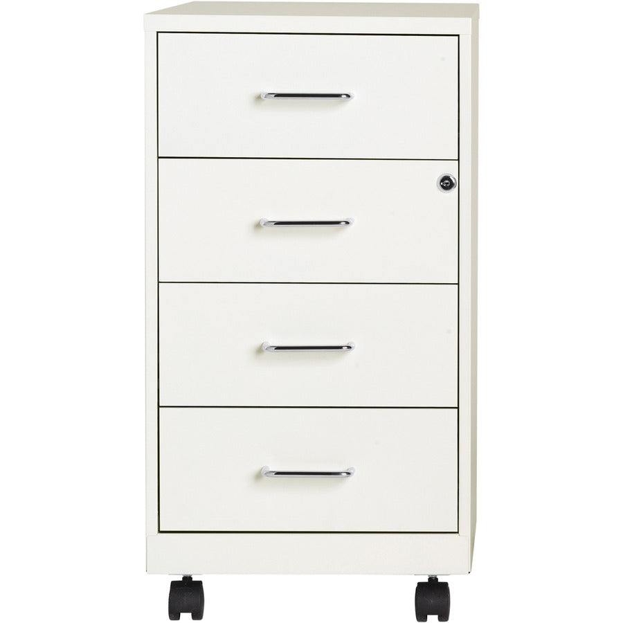 NuSparc Mobile Storage Cabinet - 14.2" Width x 18" Depth x 26.5" Height - 4 x Drawer(s) - Letter, Legal - 1 Each