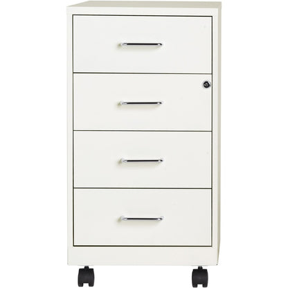 NuSparc Mobile Storage Cabinet - 14.2" Width x 18" Depth x 26.5" Height - 4 x Drawer(s) - Letter, Legal - 1 Each