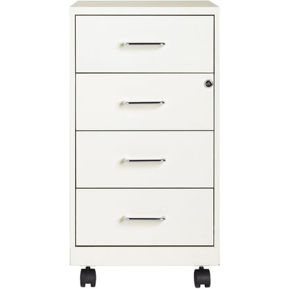 NuSparc Mobile Storage Cabinet - 14.2" Width x 18" Depth x 26.5" Height - 4 x Drawer(s) - Letter, Legal - 1 Each