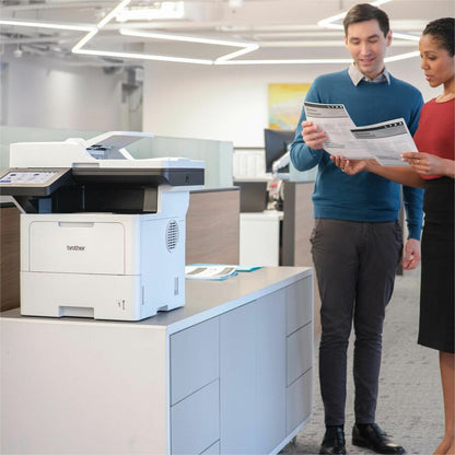 Brother MFC-L6810DW Wireless Laser Multifunction Printer - Monochrome - Gray - Copier/Printer/Scanner - 52 ppm Mono Prin