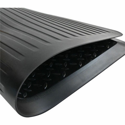 Lorell Workstation Mat - Workstation - 36" Length x 24" Width - Polyurethane Foam - Black - 1 Each