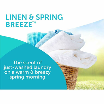 Bright Air Super Odor Eliminator Air Freshener - 14 fl oz (0.4 quart) - Linen & Spring Breeze - 90 Day - 1 Each