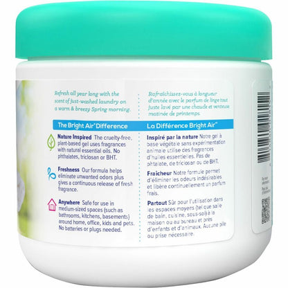 Bright Air Super Odor Eliminator Air Freshener - 14 fl oz (0.4 quart) - Linen & Spring Breeze - 90 Day - 1 Each