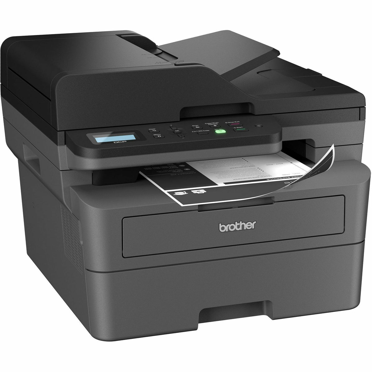 Brother DCP-L2640DW Wireless Laser Multifunction Printer - Monochrome - Gray - Copier/Printer/Scanner - 23.6 ppm Mono Pr