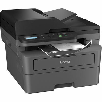 Brother DCP-L2640DW Wireless Laser Multifunction Printer - Monochrome - Gray - Copier/Printer/Scanner - 23.6 ppm Mono Pr